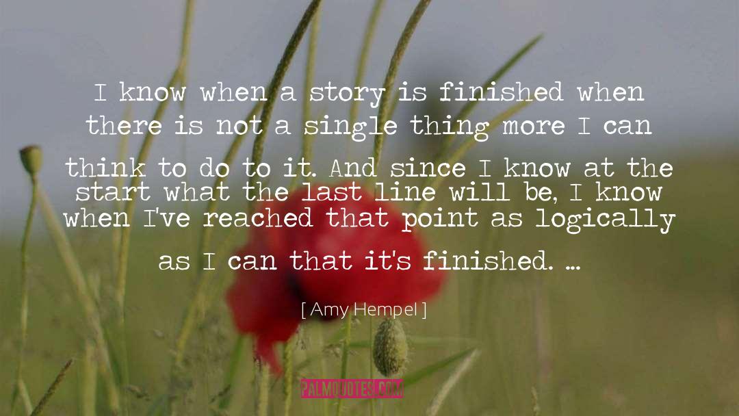Last Line quotes by Amy Hempel