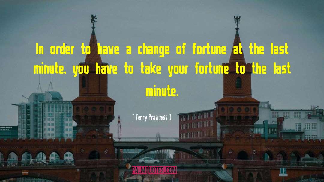 Last Minute quotes by Terry Pratchett