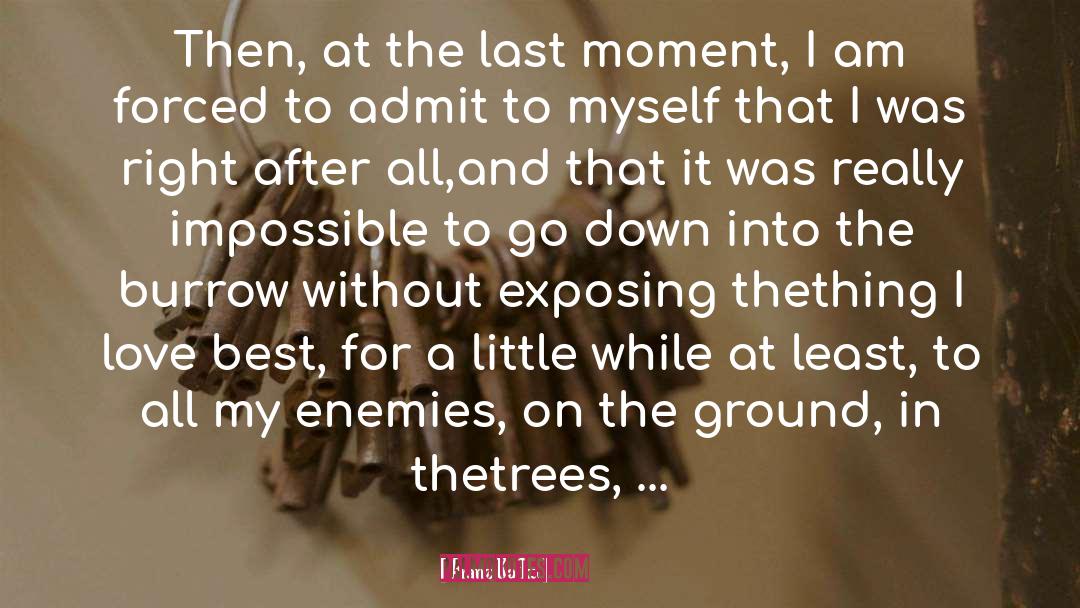 Last Moment quotes by Franz Kafka
