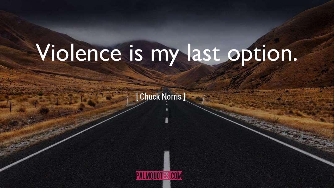 Last Option quotes by Chuck Norris