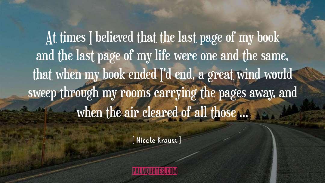 Last Page quotes by Nicole Krauss
