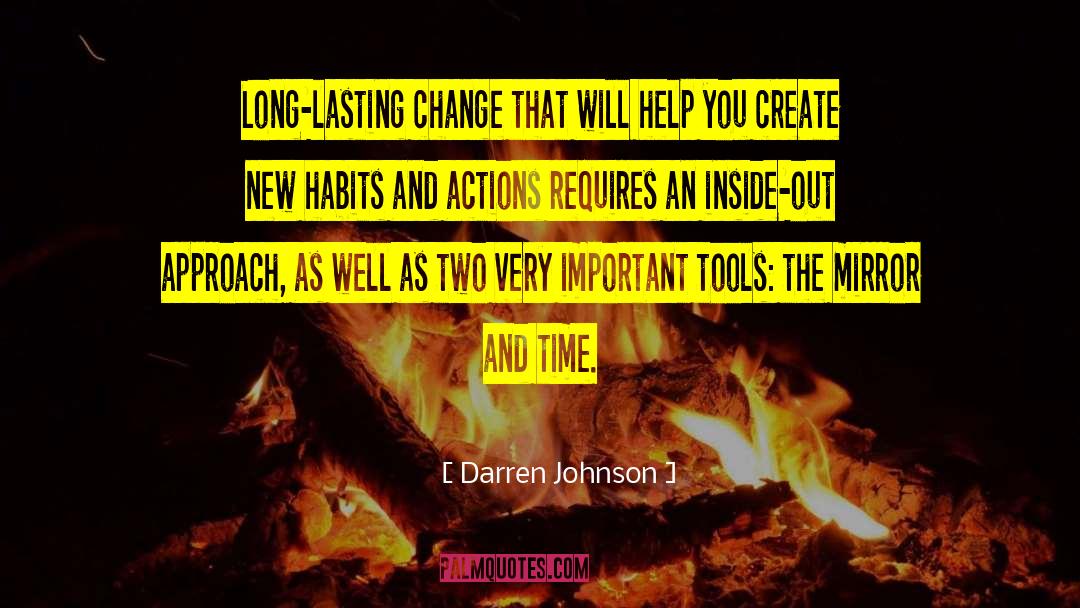 Lasting Change quotes by Darren Johnson