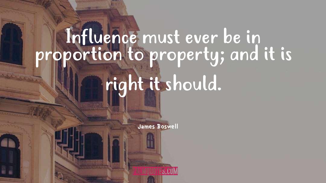 Lasting Influence quotes by James Boswell
