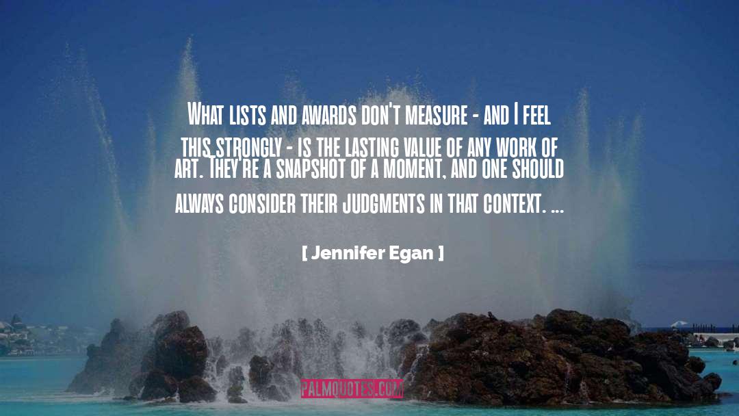 Lasting Value quotes by Jennifer Egan