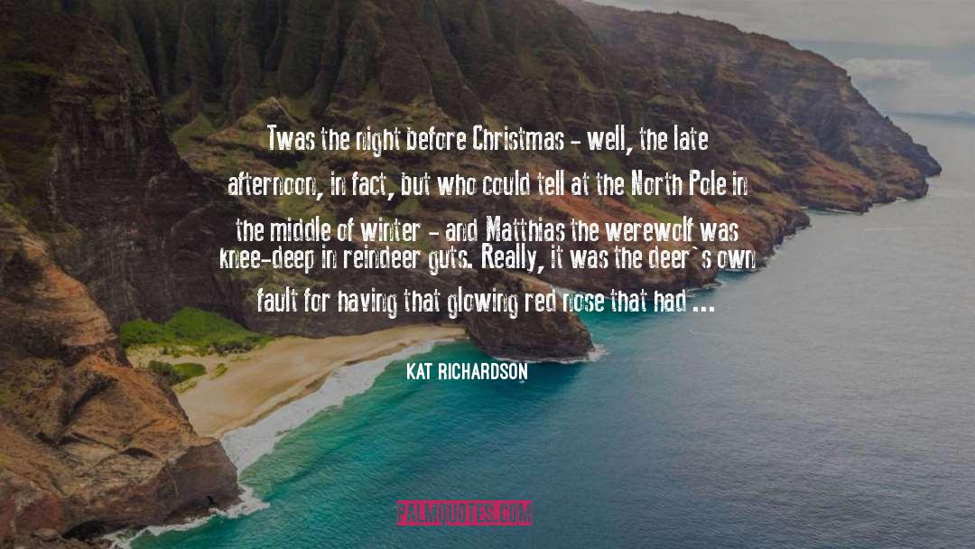 Late Christmas Shopping quotes by Kat Richardson