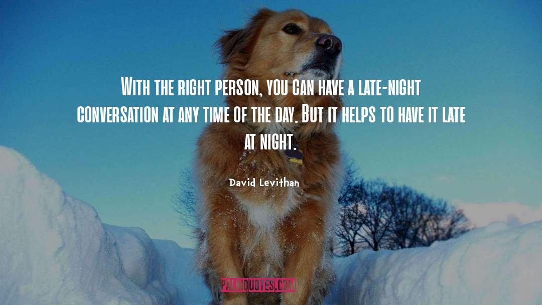 Late Night quotes by David Levithan