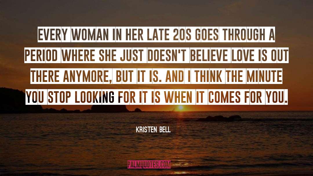 Late Twenties quotes by Kristen Bell