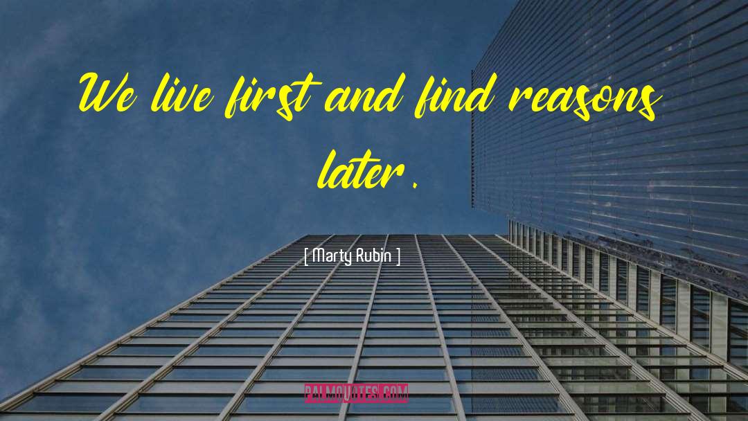Later Life quotes by Marty Rubin