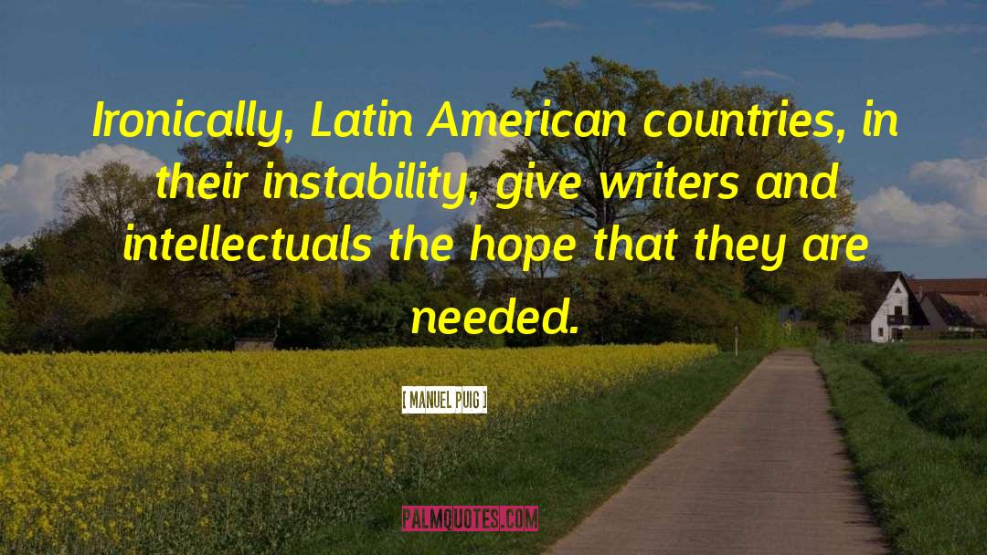 Latin American quotes by Manuel Puig