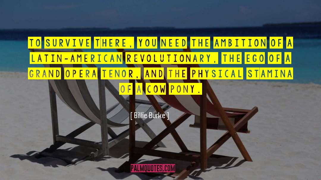 Latin American quotes by Billie Burke