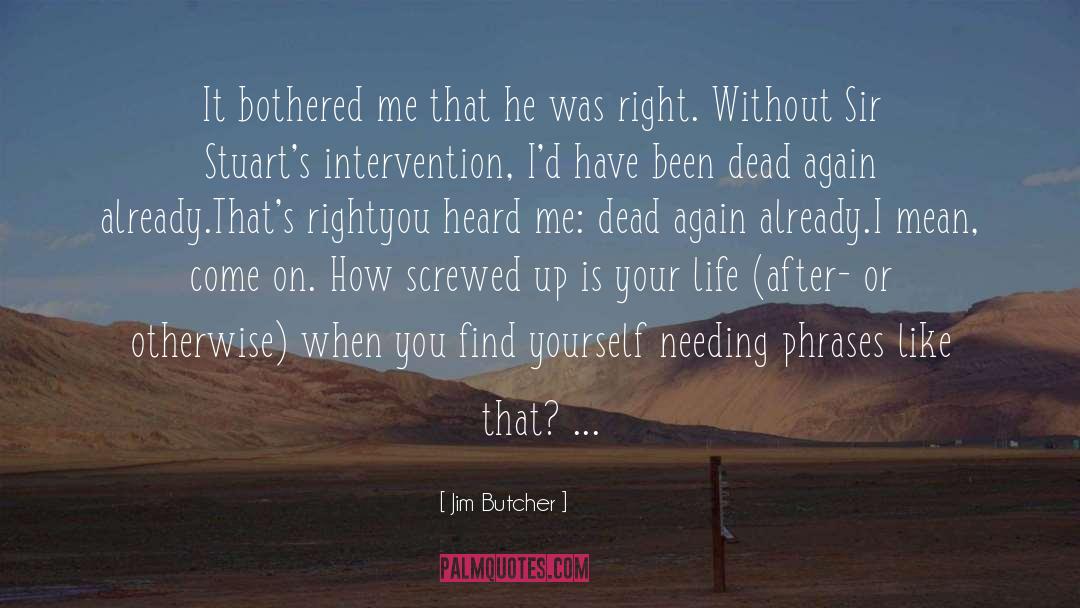 Latin Phrases quotes by Jim Butcher