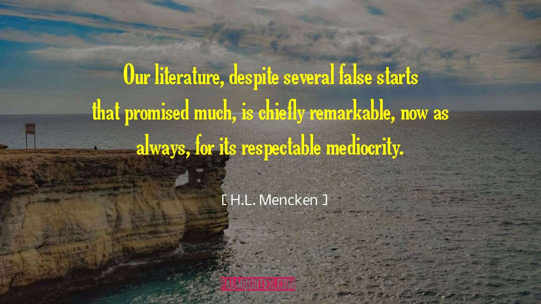 Latino American quotes by H.L. Mencken