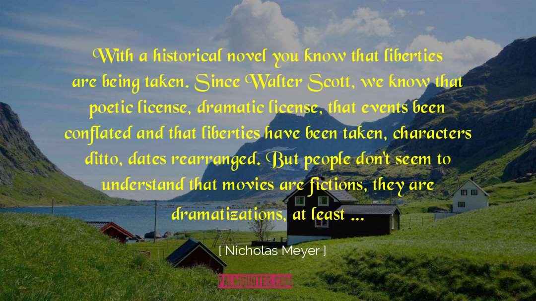Latitude quotes by Nicholas Meyer