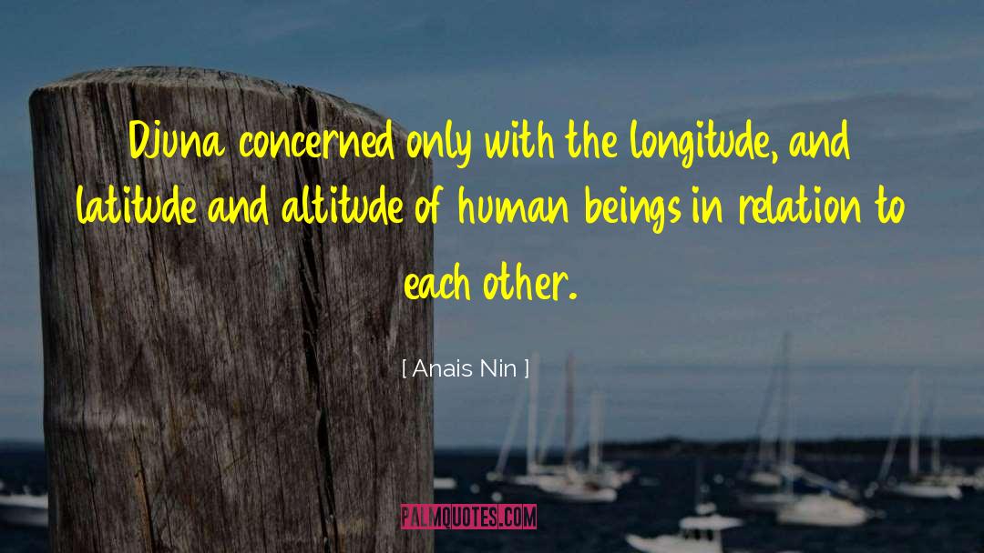 Latitude quotes by Anais Nin