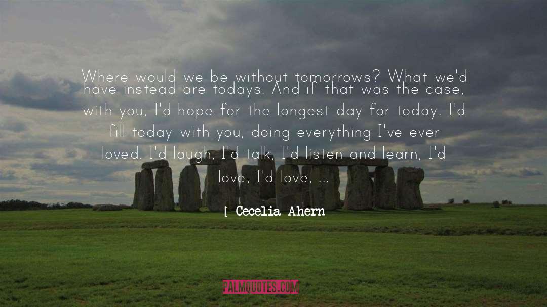 Latrivia Love quotes by Cecelia Ahern