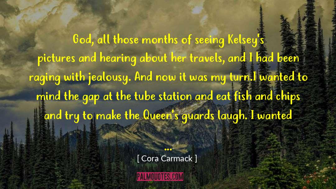 Laugh Funny quotes by Cora Carmack