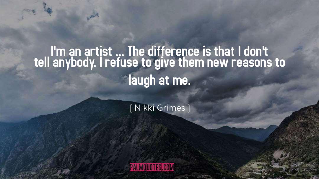 Laughing quotes by Nikki Grimes