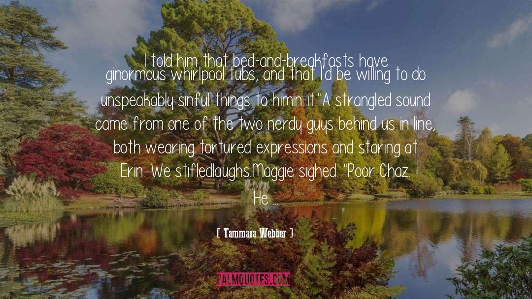 Laughs quotes by Tammara Webber