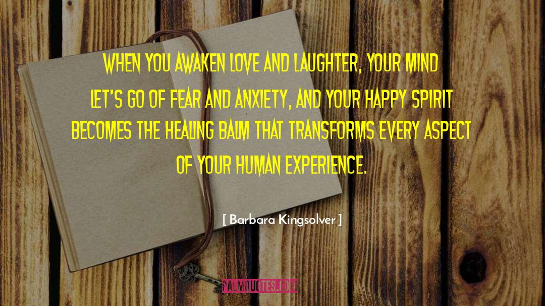 Laughter Healing quotes by Barbara Kingsolver