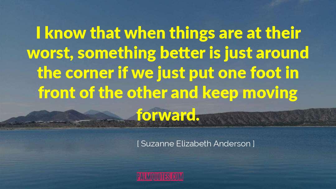 Laura Anderson Kurk quotes by Suzanne Elizabeth Anderson