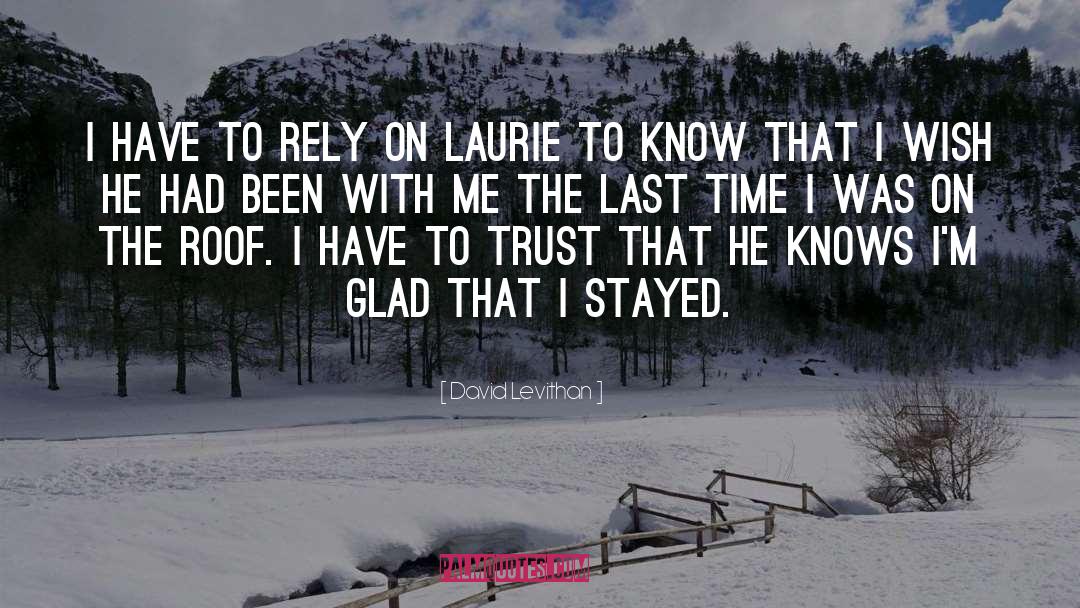 Laurie quotes by David Levithan