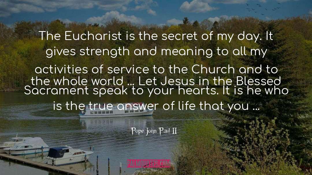 Laurnea Ii quotes by Pope John Paul II