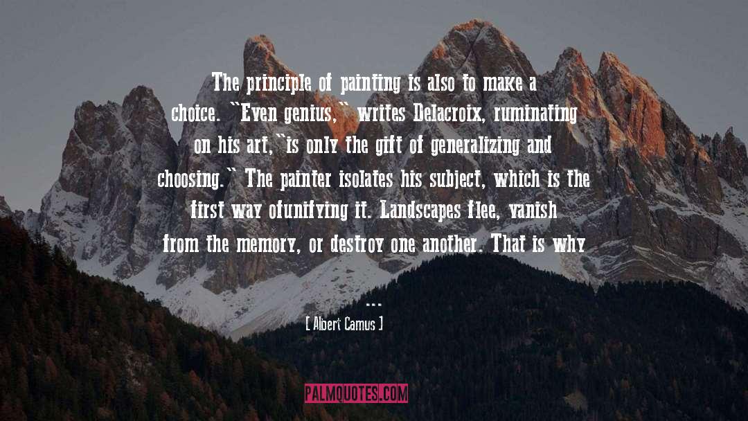 Lauterios Painting quotes by Albert Camus