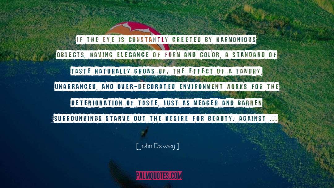 Lavishly Decorated quotes by John Dewey