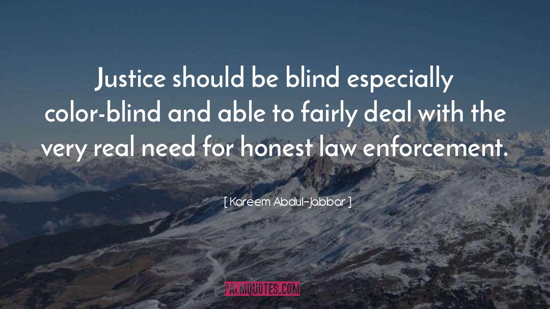 Law Enforcement quotes by Kareem Abdul-Jabbar