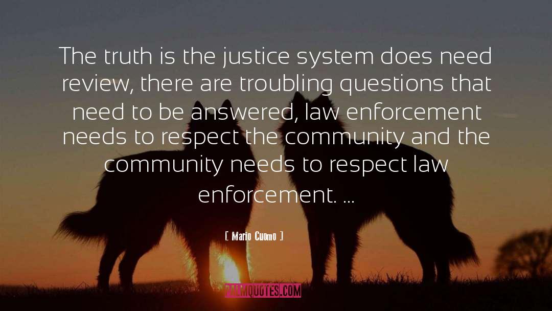 Law Enforcement quotes by Mario Cuomo