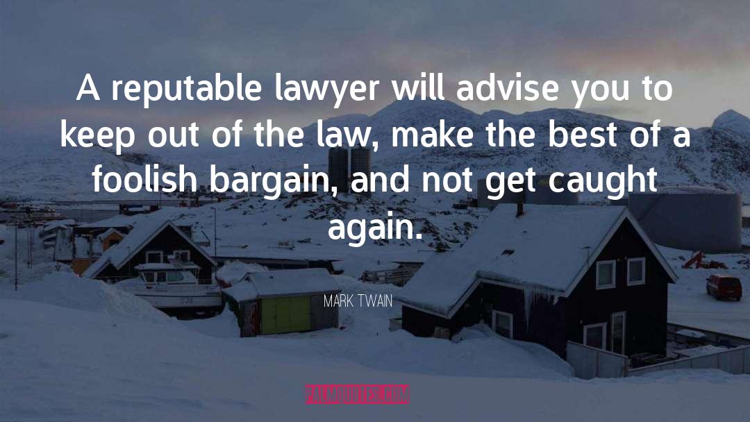 Law Fall quotes by Mark Twain