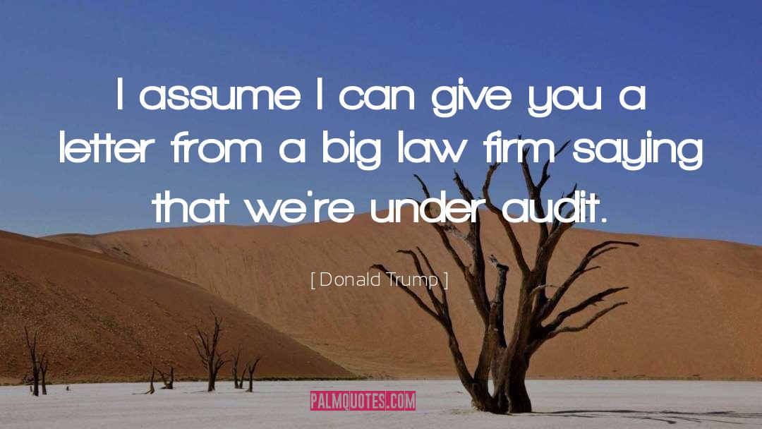 Law Firm quotes by Donald Trump