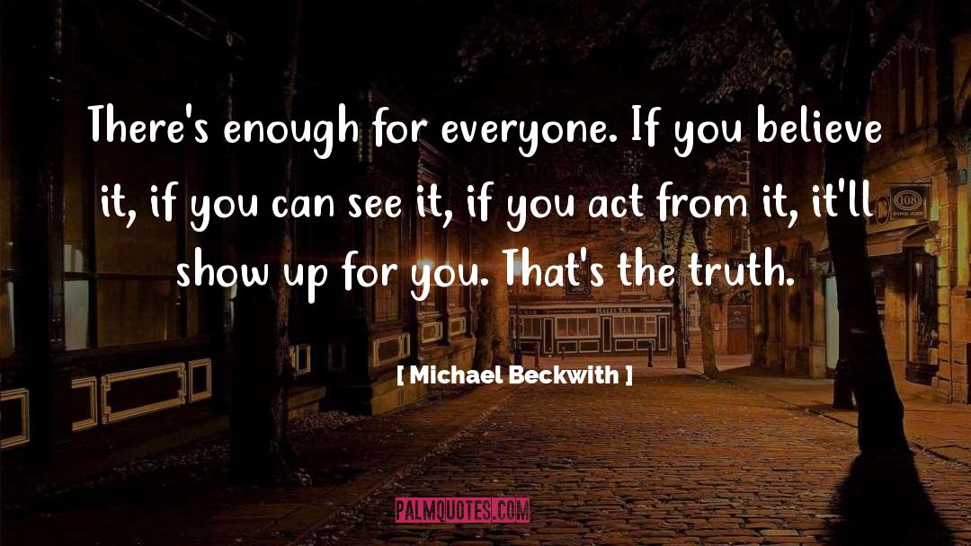 Law Firm quotes by Michael Beckwith