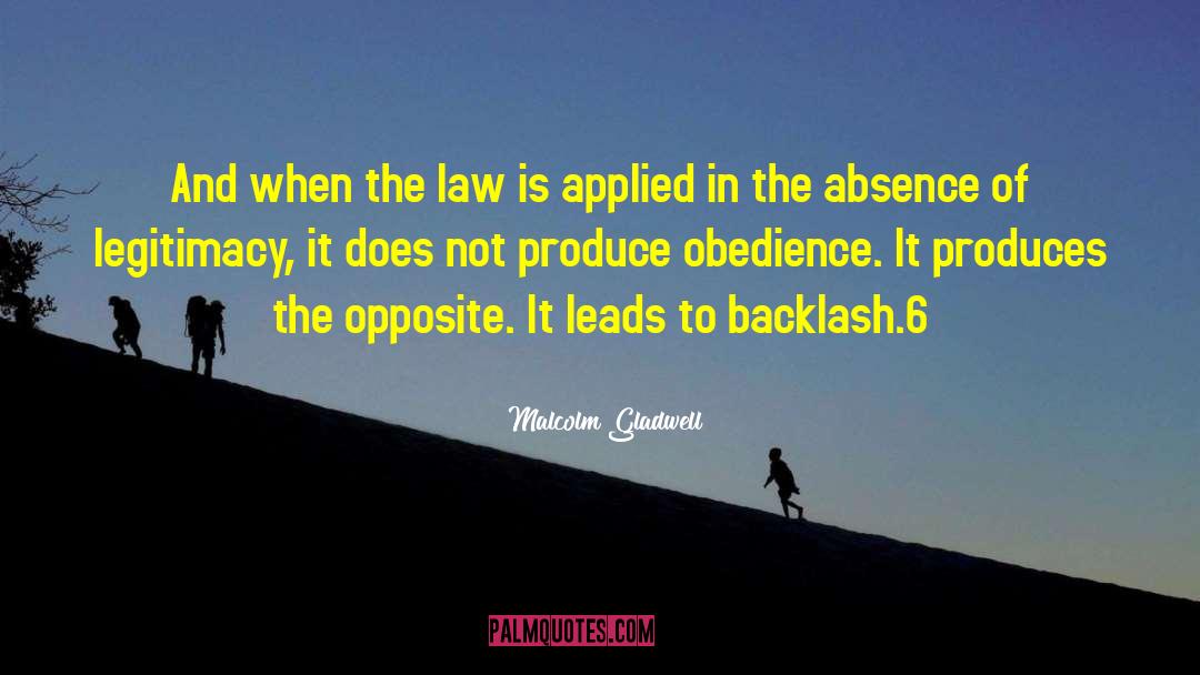 Law Of Balance quotes by Malcolm Gladwell