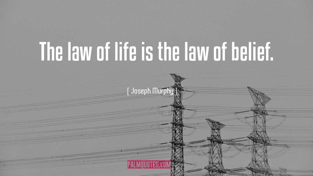 Law Of Belief quotes by Joseph Murphy