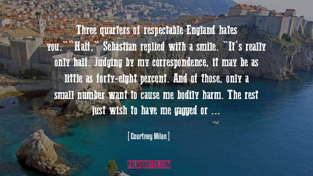 Law Of Correspondence quotes by Courtney Milan