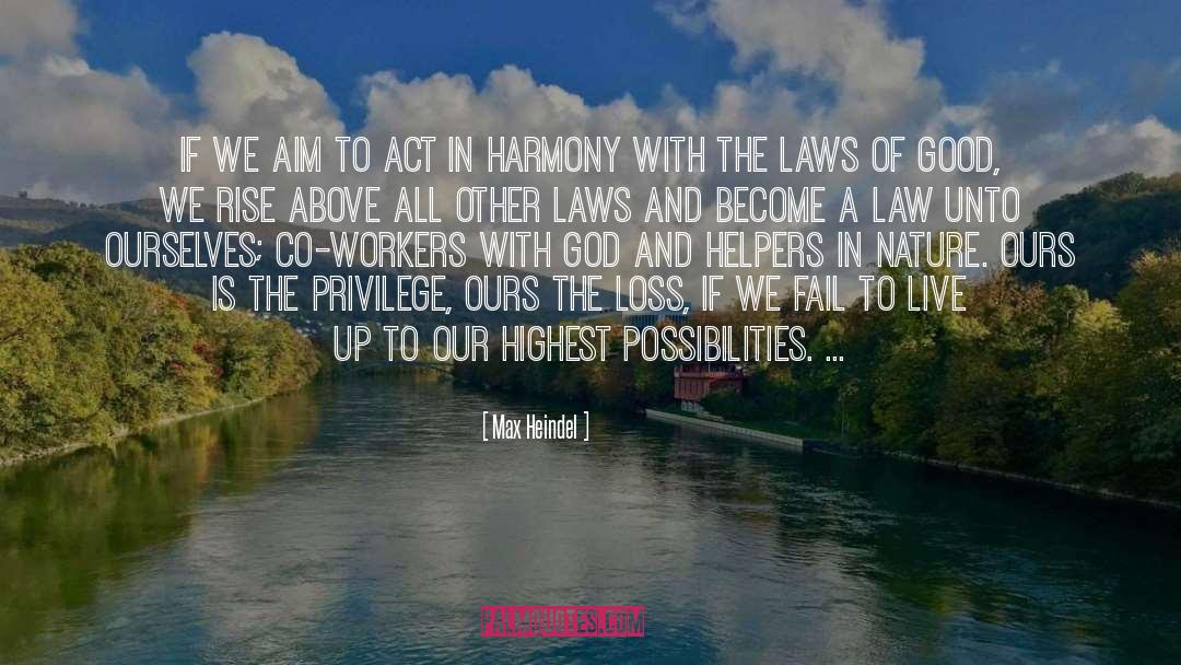 Law Of Emergence quotes by Max Heindel