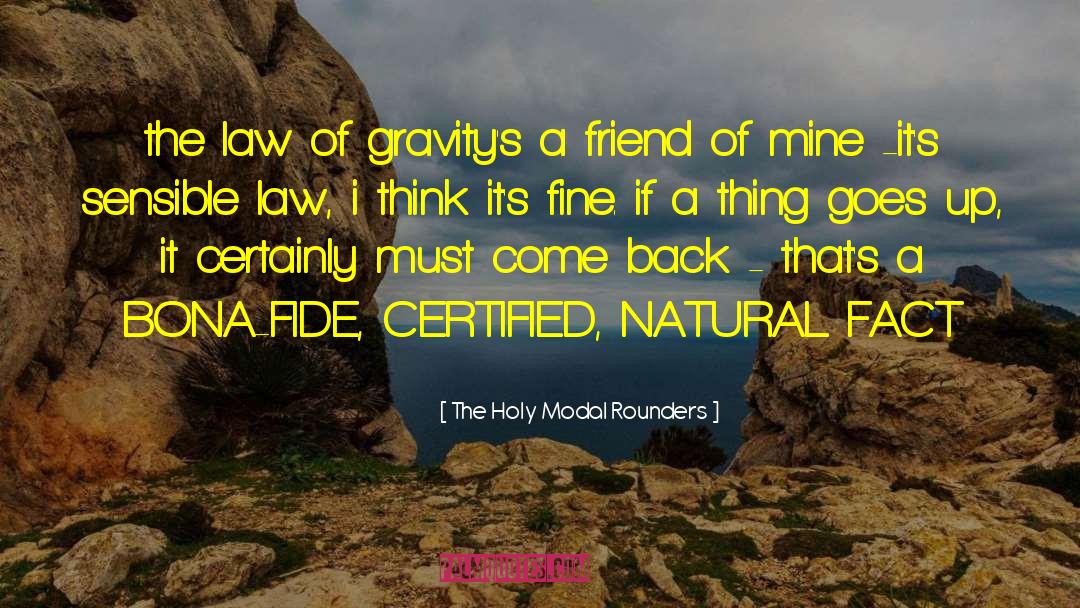 Law Of Flux quotes by The Holy Modal Rounders