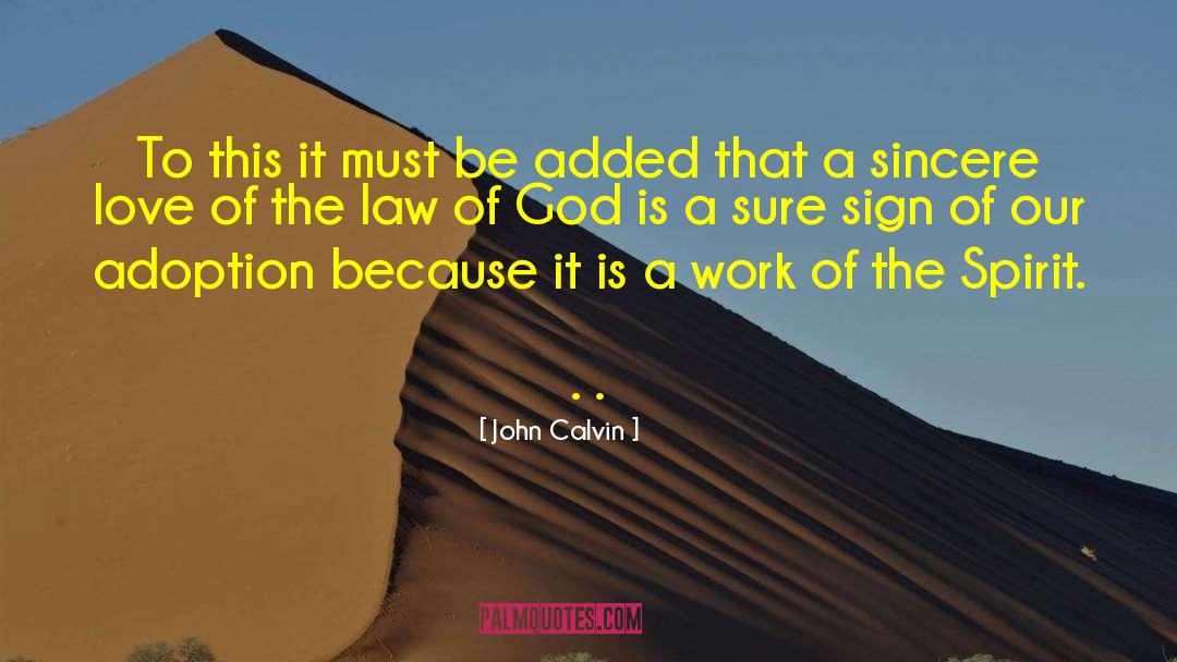 Law Of God quotes by John Calvin