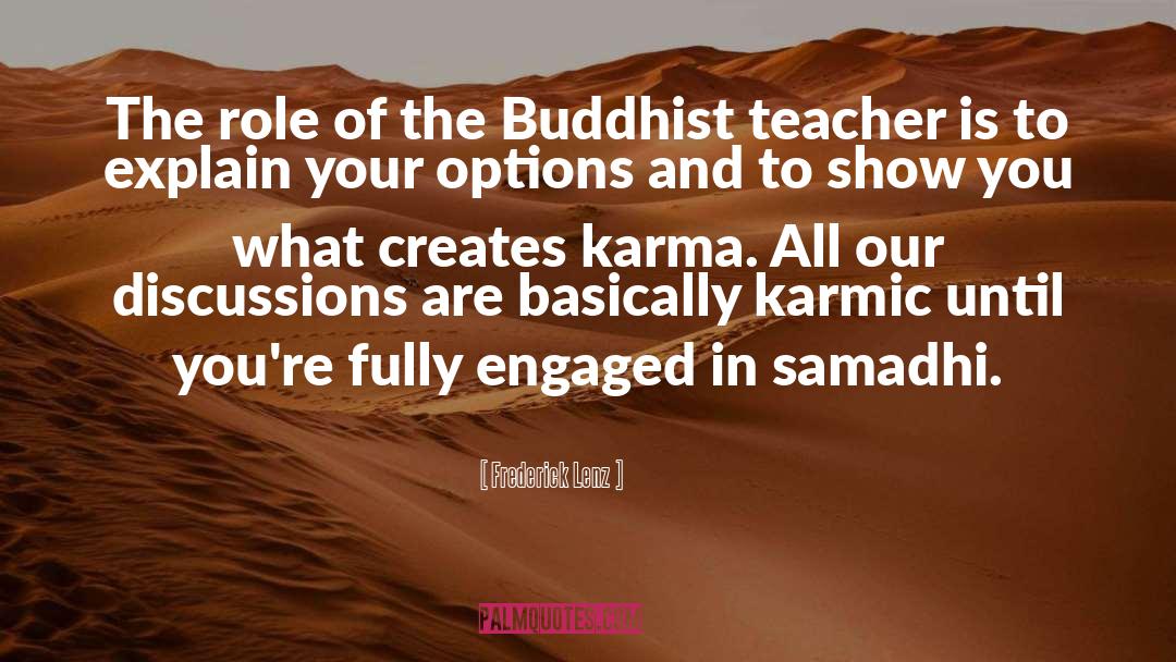 Law Of Karma quotes by Frederick Lenz