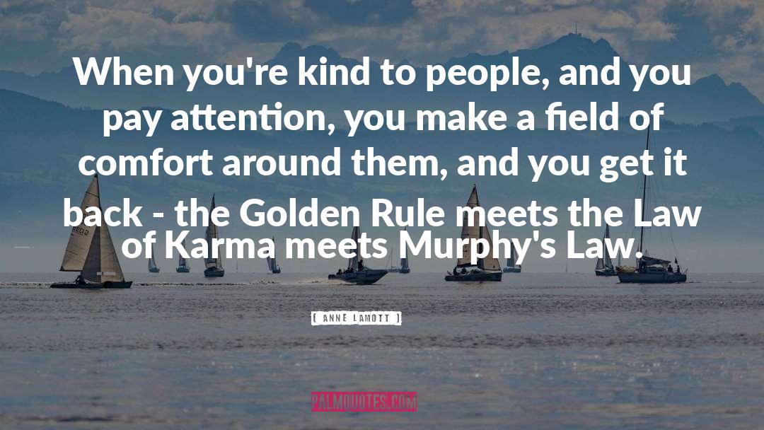 Law Of Karma quotes by Anne Lamott