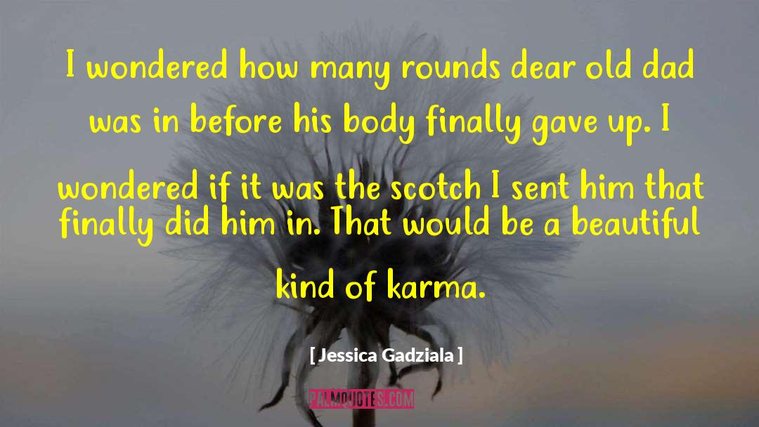 Law Of Karma quotes by Jessica Gadziala