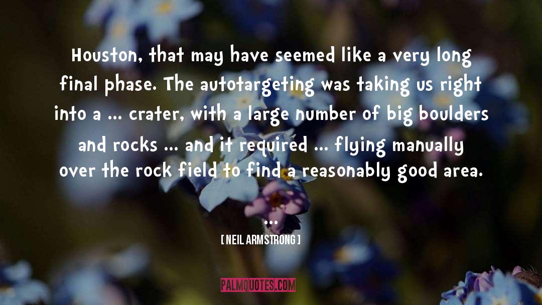 Law Of Large Numbers quotes by Neil Armstrong