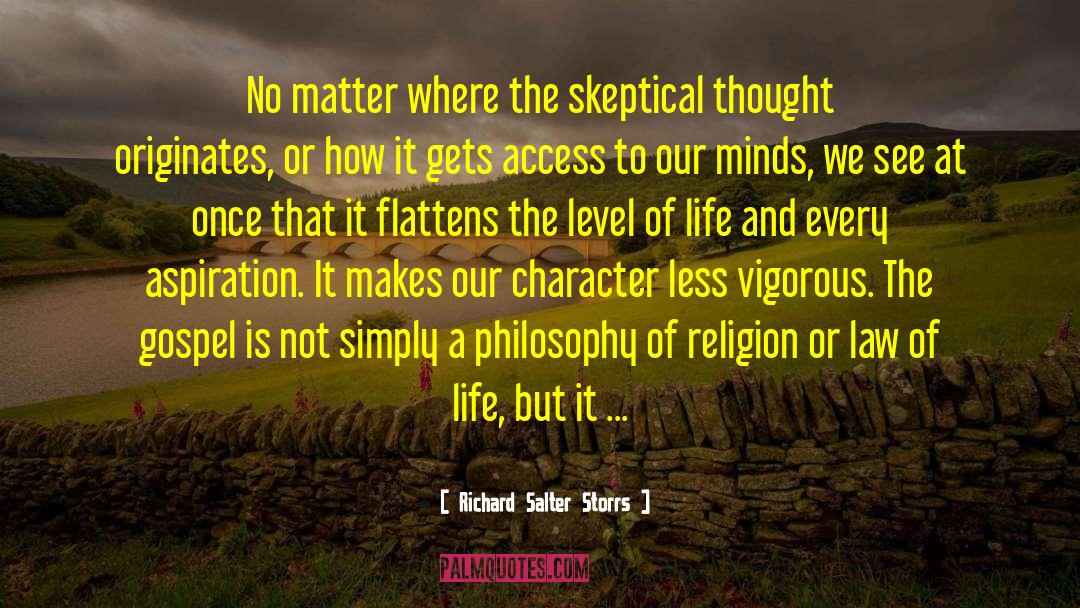 Law Of Life quotes by Richard Salter Storrs