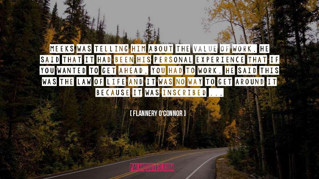 Law Of Life quotes by Flannery O'Connor