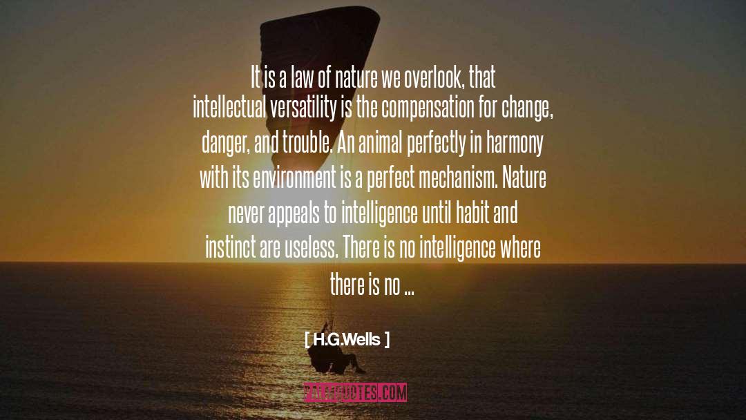 Law Of Nature quotes by H.G.Wells