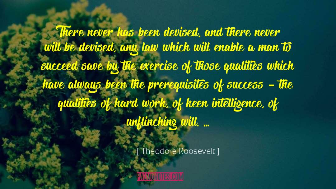 Law Of The Harvest quotes by Theodore Roosevelt