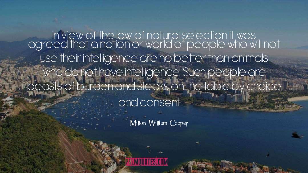 Law quotes by Milton William Cooper