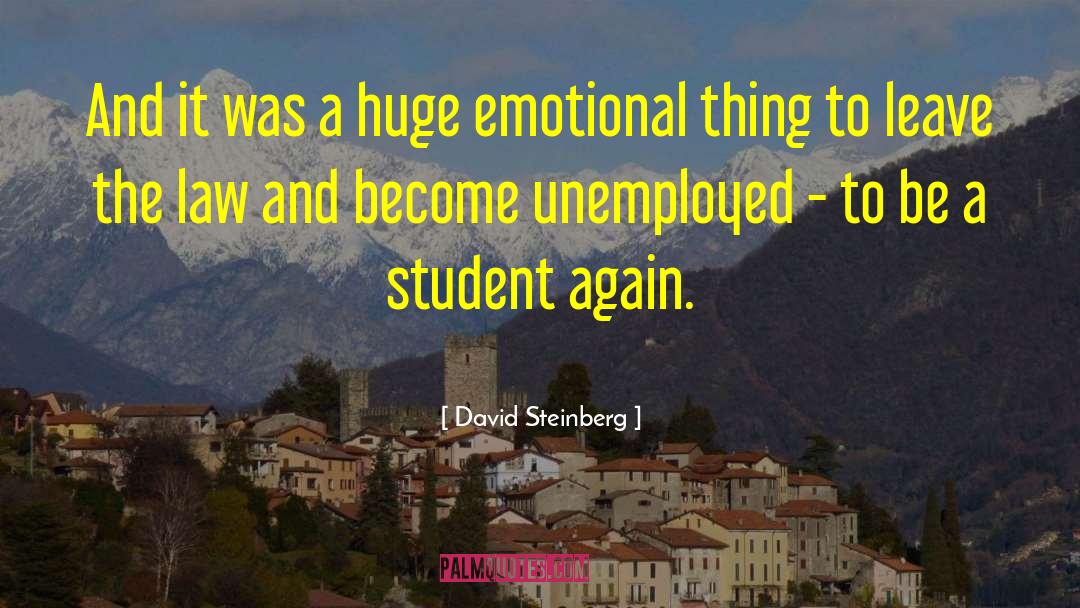 Law Student quotes by David Steinberg