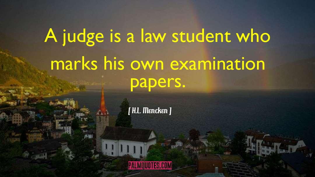 Law Student quotes by H.L. Mencken